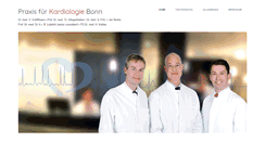 Desktop Screenshot of bonn-kardiologie.de