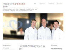 Tablet Screenshot of bonn-kardiologie.de